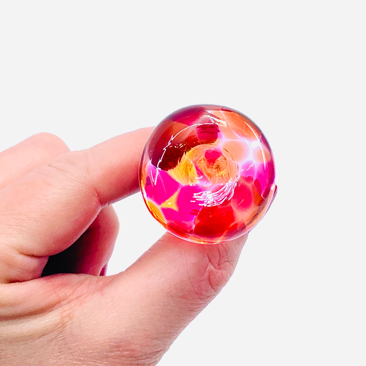 Artisan Glass Ring Holder, 6 Confetti