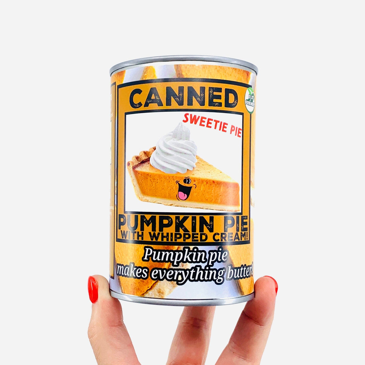 Stuffed Pumpkin Pie in a Can Canned Gifts 