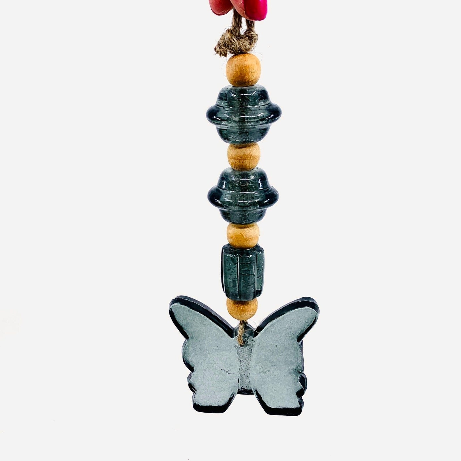 Glass Butterfly Suncatcher, Smoke Oak Street 
