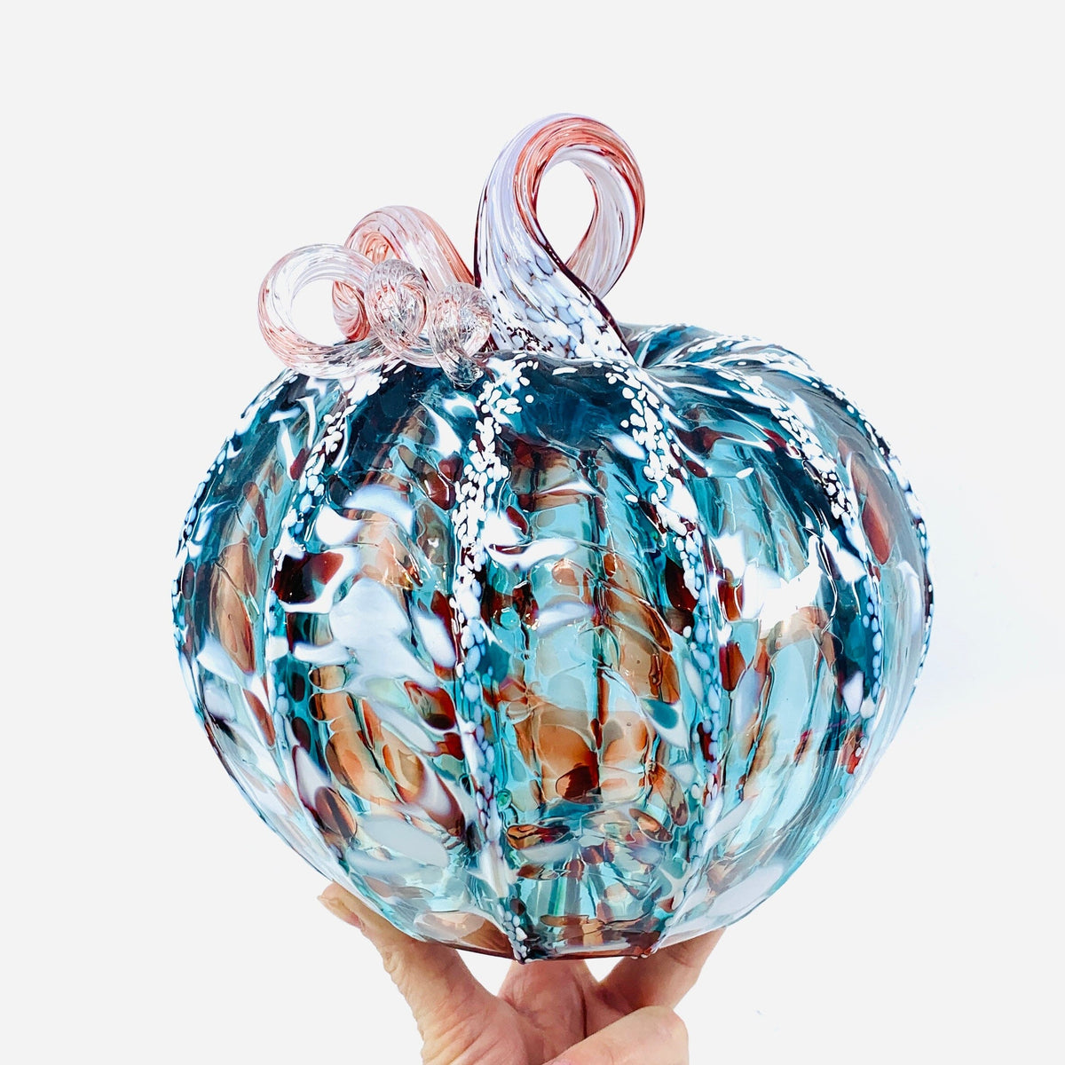 Daily Pumpkin 3653 Large Gabby Luke Adams Glass Blowing Studio 