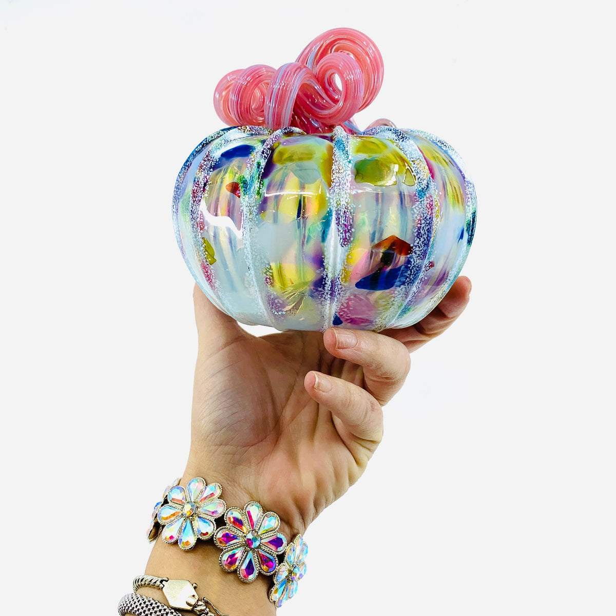 Daily Pumpkin 2868 Gift Me Squat Gabby Luke Adams Glass Blowing Studio 