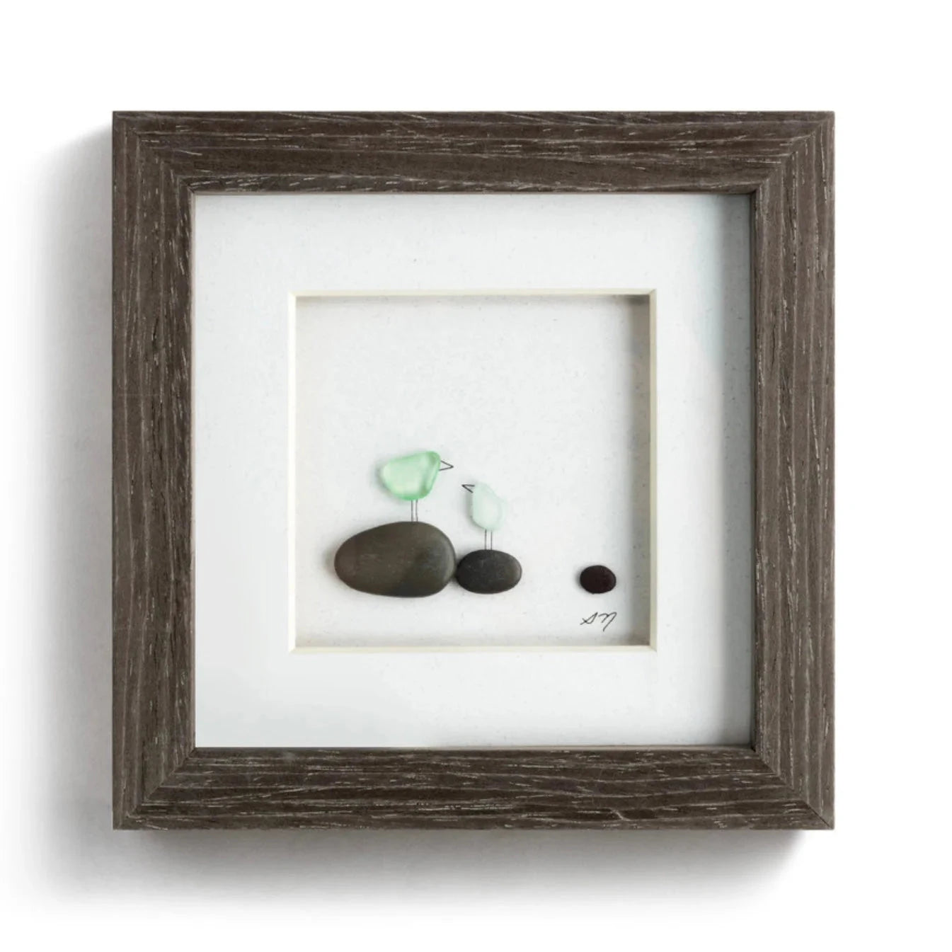 Shadow Box Frame, Once Upon a Pebble Decor Demdaco 