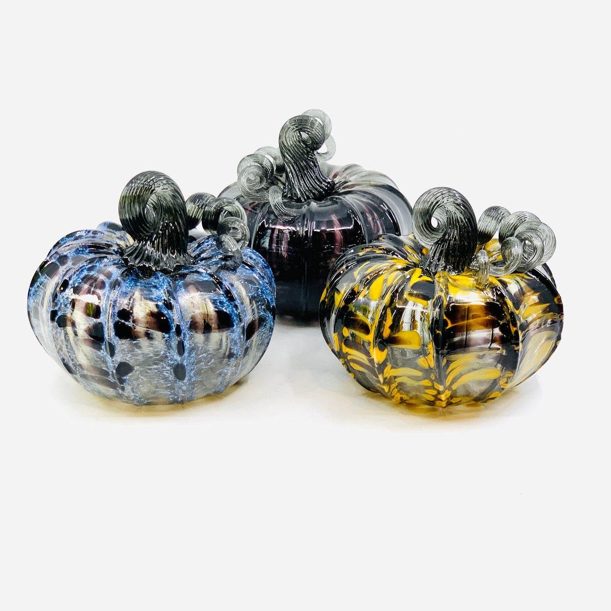 Fall Pumpkin 12 Squat Gabby Luke Adams Glass Blowing Studio 