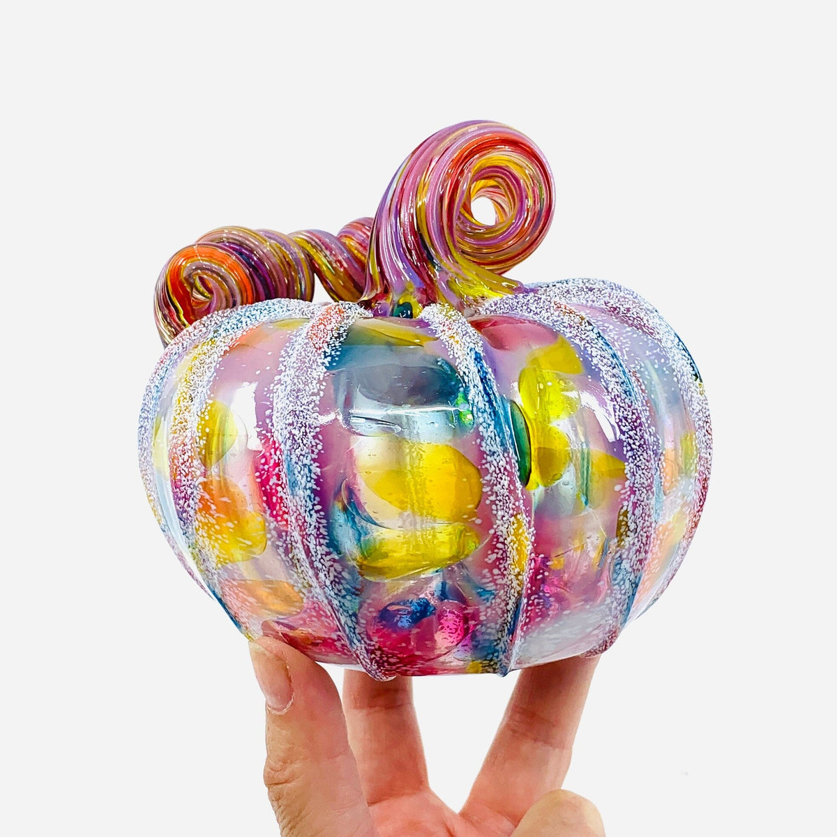 Daily Pumpkin 2332 Squat Gabby Luke Adams Glass Blowing Studio 