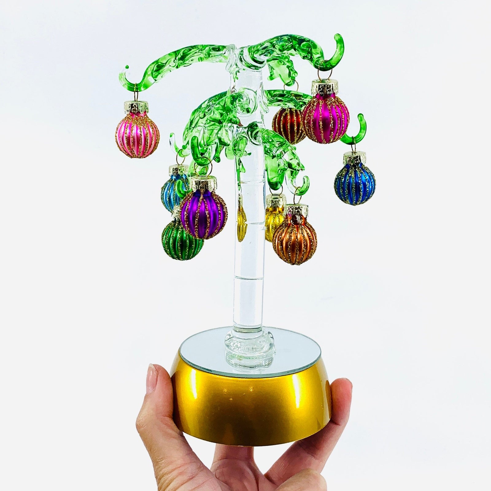 Glass Lighted Palm Tree 22 Decor Gift Essentials 