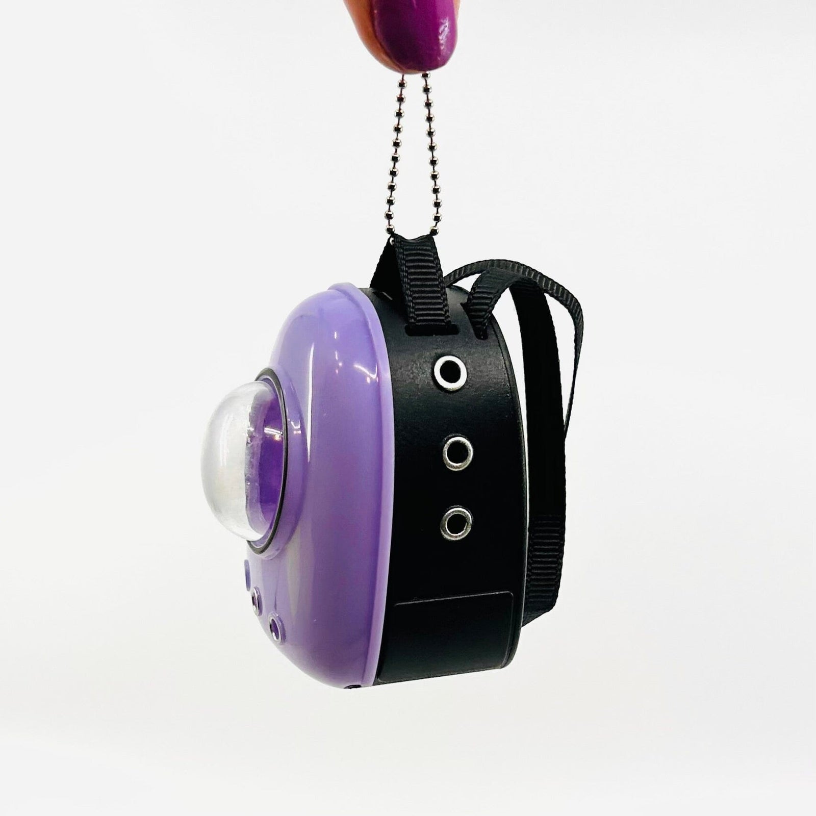 Miniature Pet Travel Backpack, Purple Miniature - 