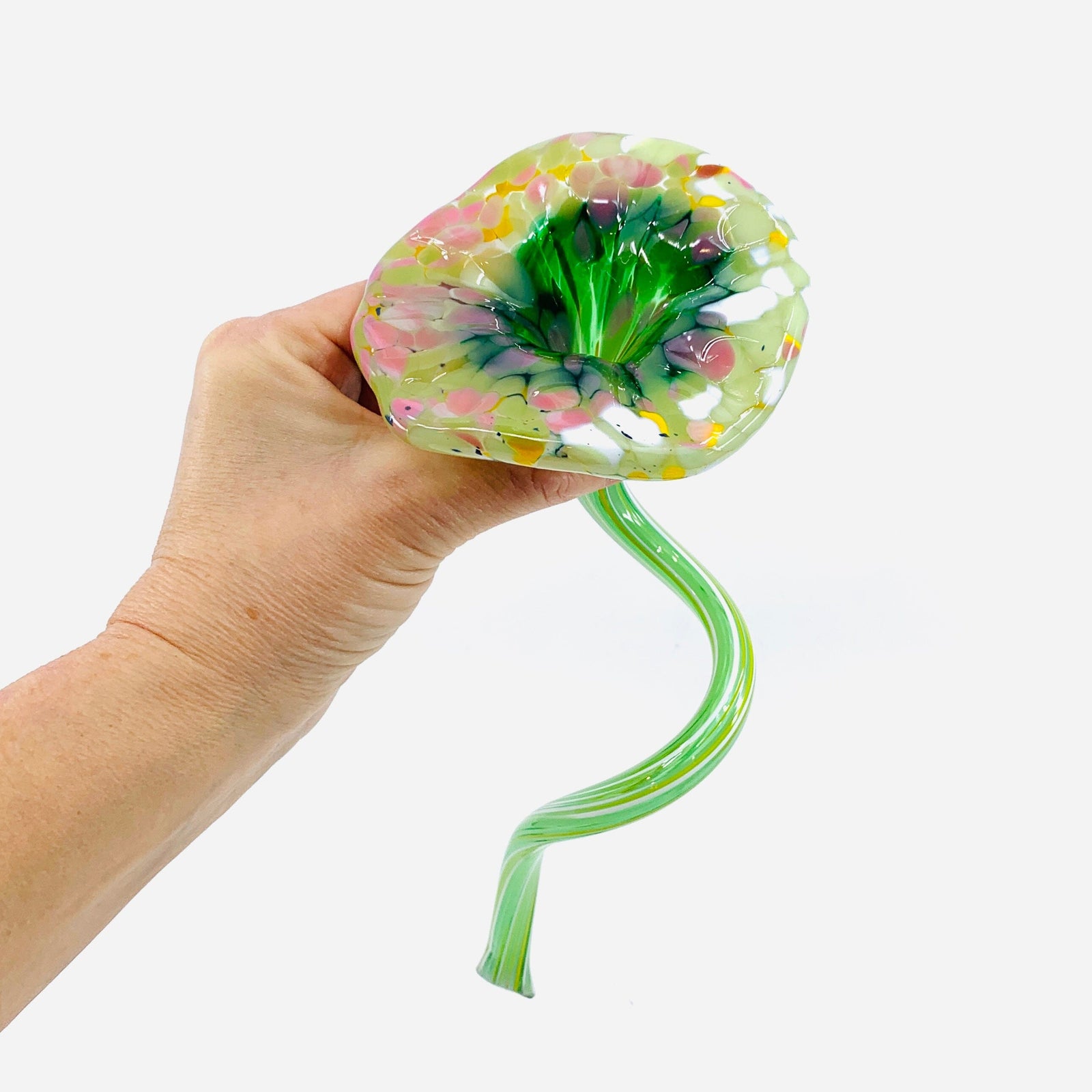 Pulled Glass Flower 43 Decor Luke Adams Glass Blowing Studio 