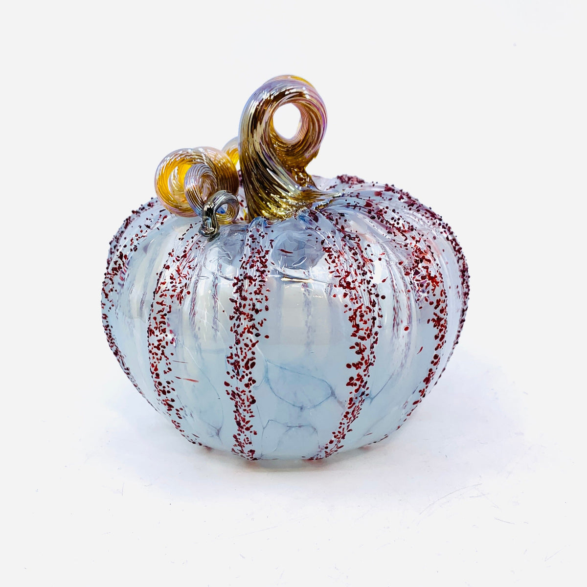 Daily Pumpkin 1455 Holiday Squat Gabby Luke Adams Glass Blowing Studio 