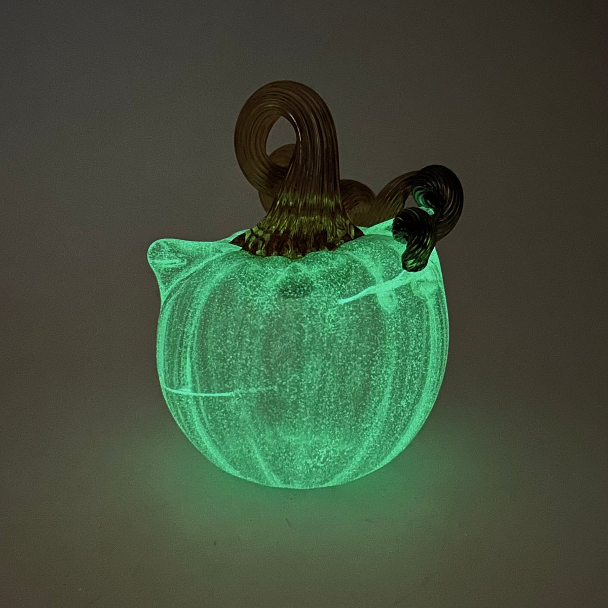 Glow Catkin 1204 Daily Pumpkin Luke Adams Glass Blowing Studio 