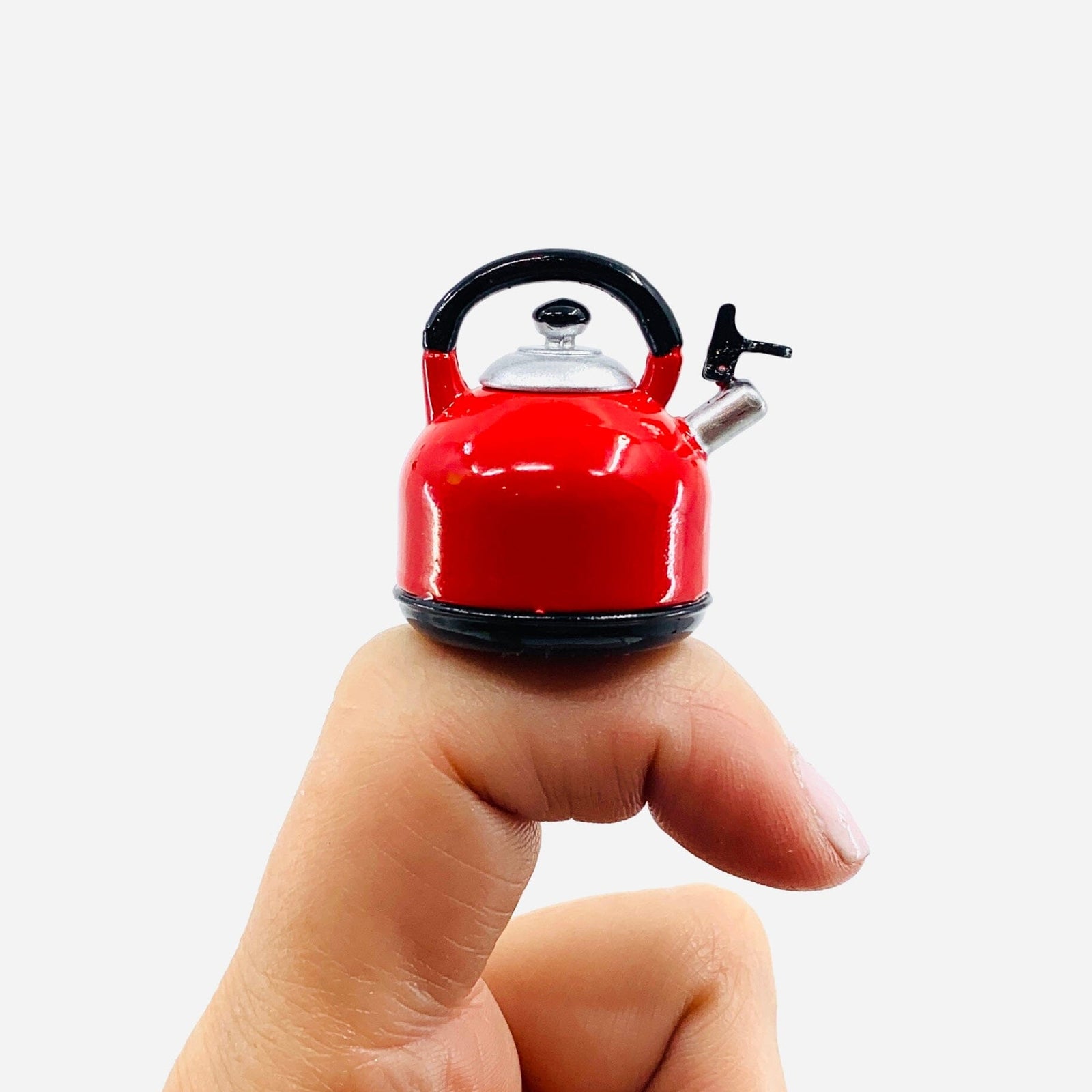 Miniature Kettle, Red Miniature - 