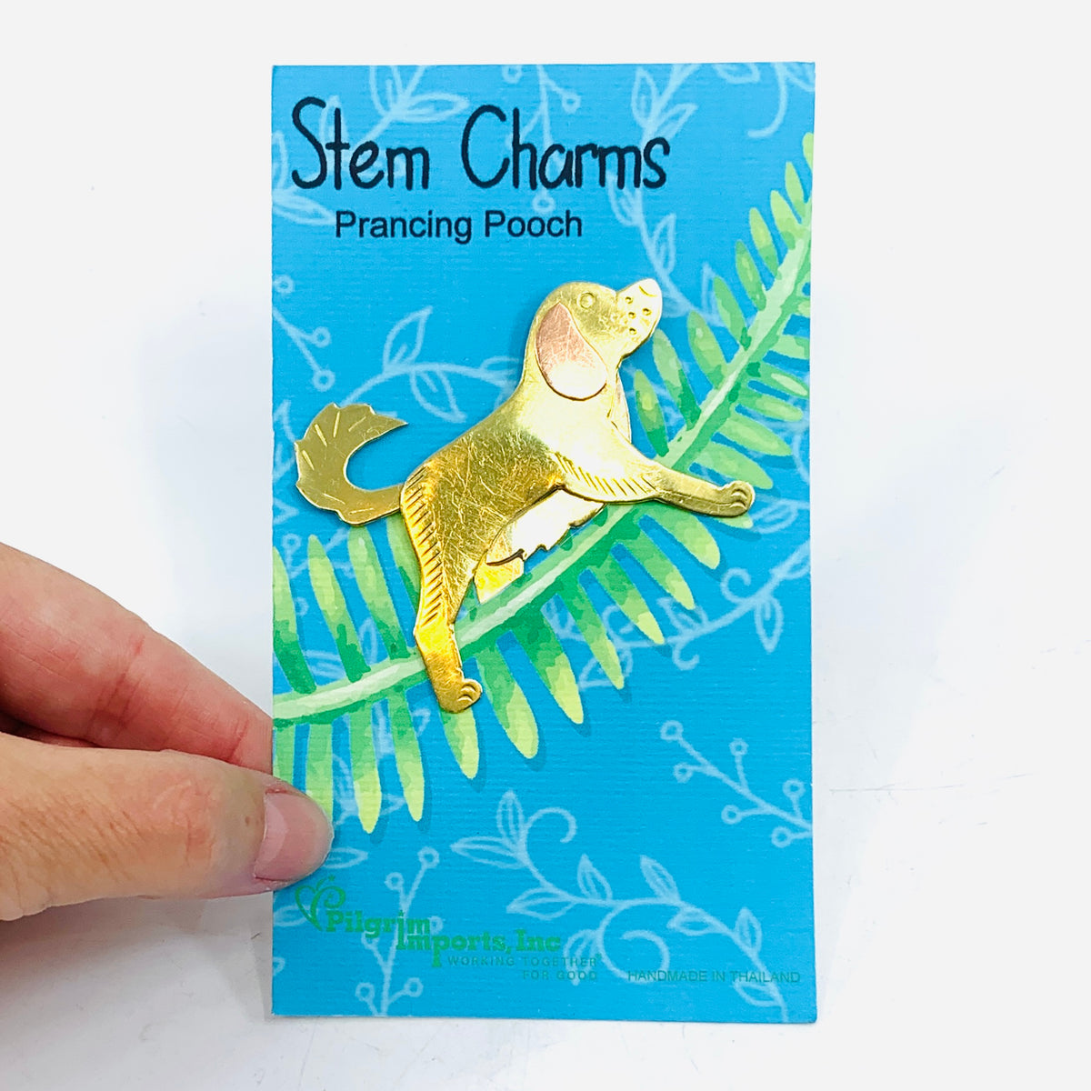 Stem Charms 14, Prancing Pooch