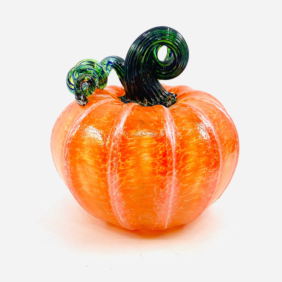Daily Pumpkin 577 Fall Shimmer Squat Daily Pumpkin Luke Adams Glass Blowing Studio 