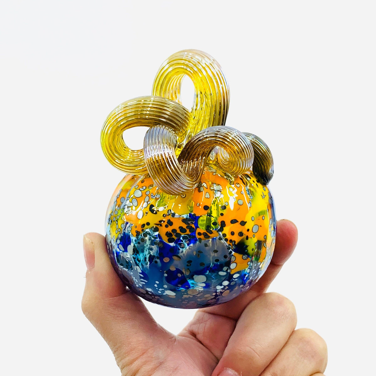Daily Pumpkin 3494 Mini Gabby Luke Adams Glass Blowing Studio 