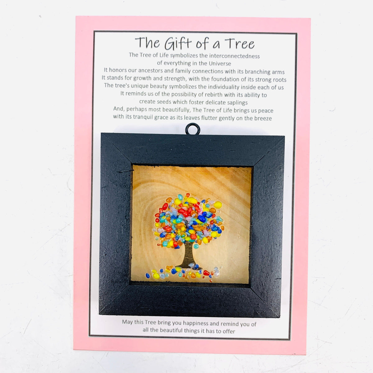 Fused Glass Tree of Life Shadow Box 10 Decor Glimmer Glass Gifts 