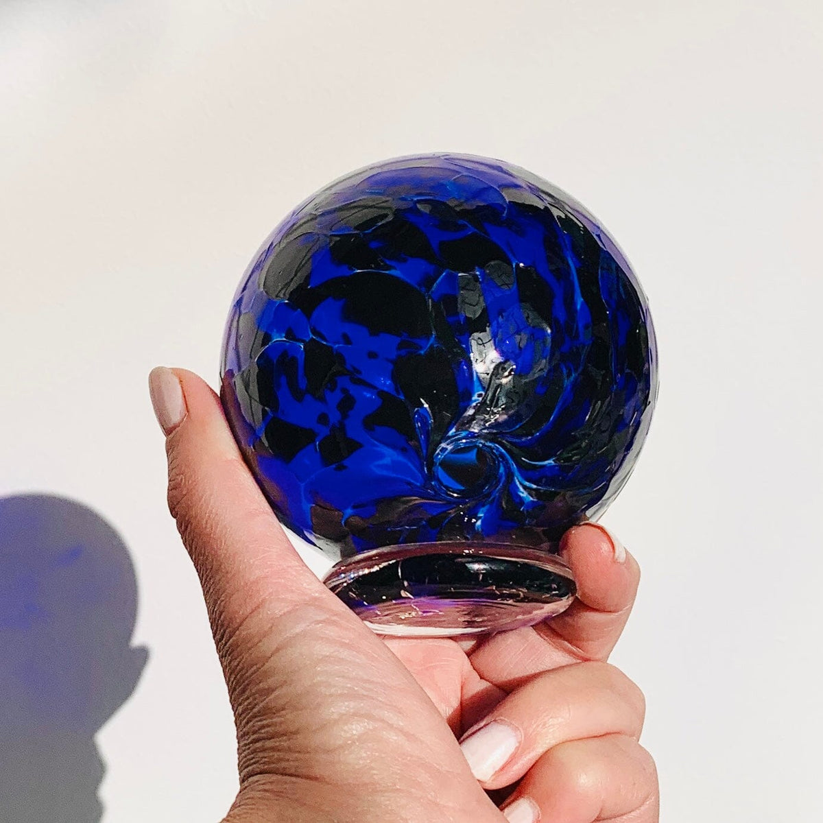 Good Fortune Ball Gabby Henrietta Glass Blue 