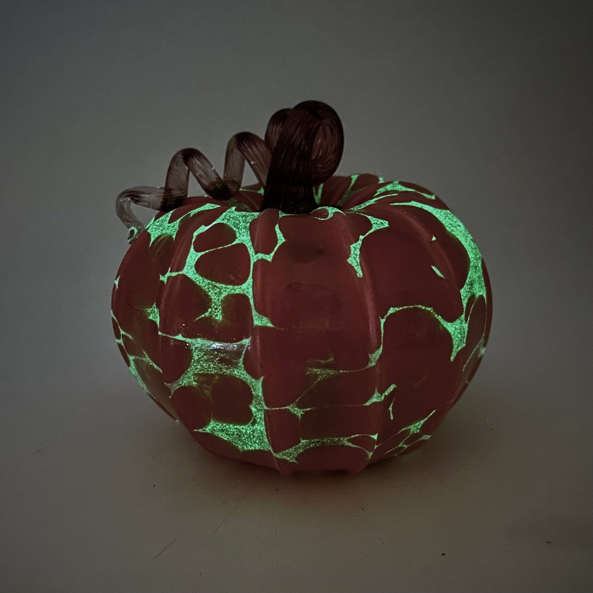 Daily Glow Pumpkin 517 Fall Squat Daily Pumpkin Luke Adams Glass Blowing Studio 