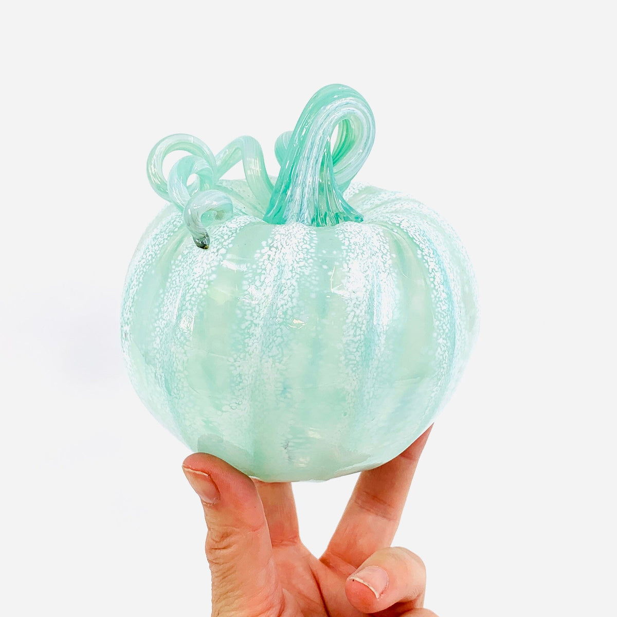 Daily Pumpkin 696 Squat Gabby Luke Adams Glass Blowing Studio 