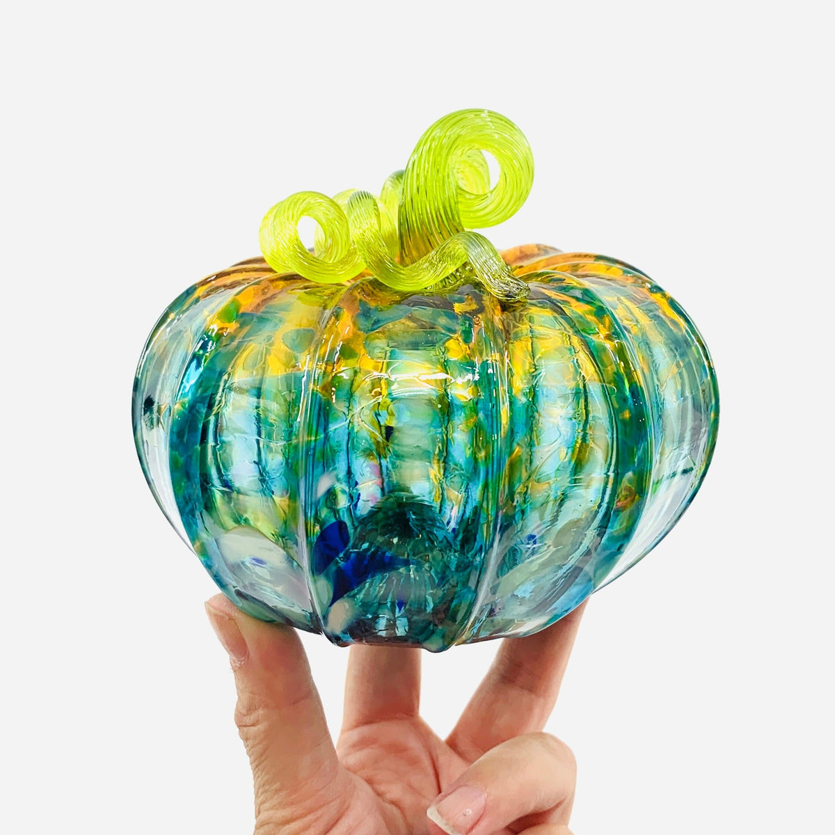 Daily Pumpkin 3563 Fall Squat Gabby Luke Adams Glass Blowing Studio 