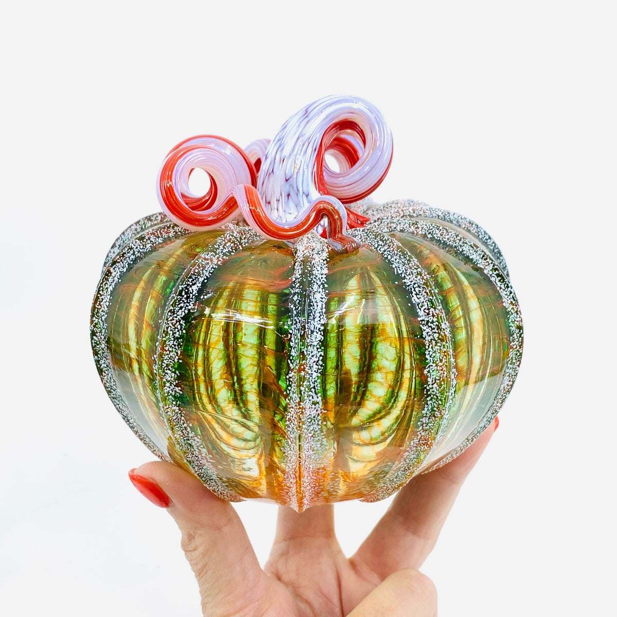 Daily Pumpkin 687 Holiday Squat Gabby Luke Adams Glass Blowing Studio 