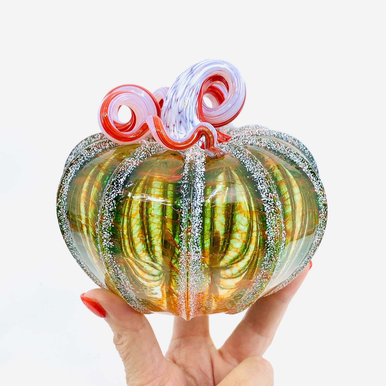 Daily Pumpkin 687 Holiday Squat Gabby Luke Adams Glass Blowing Studio 