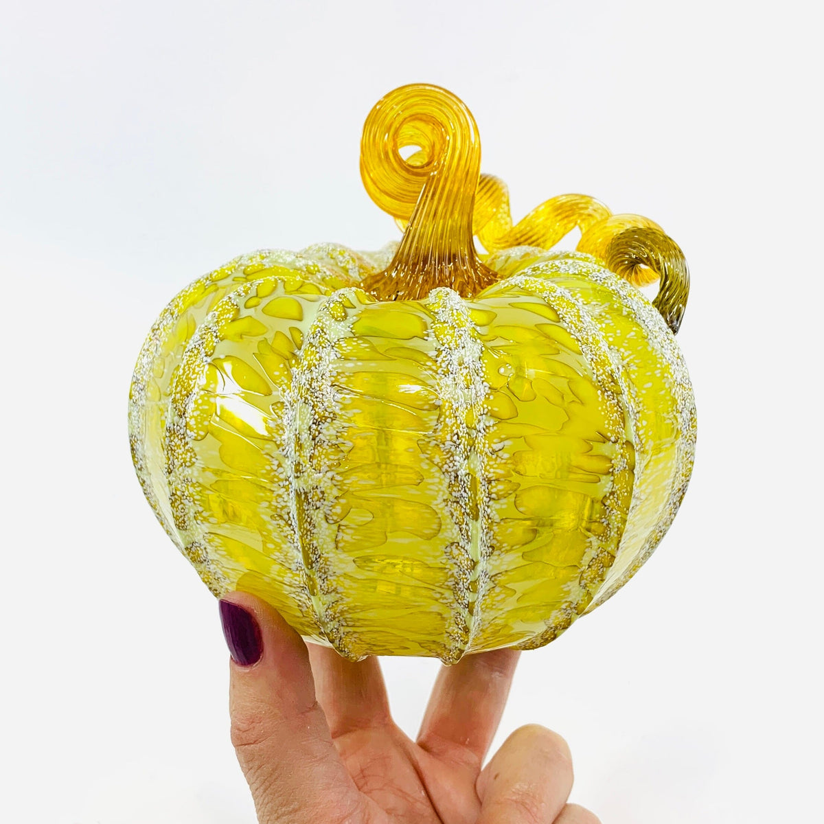 Daily Pumpkin 637 Fall Squat Daily Pumpkin Luke Adams Glass Blowing Studio 