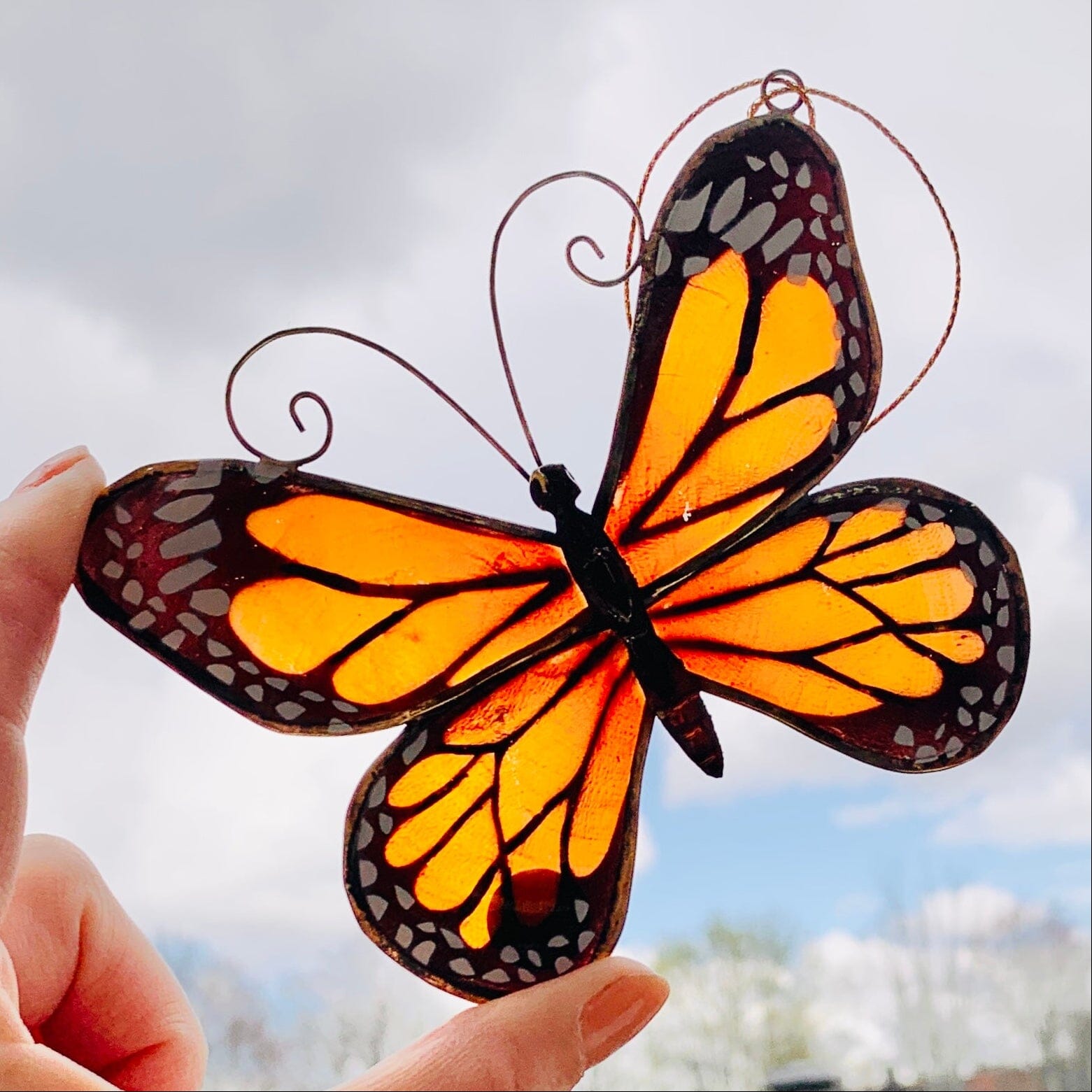 Monarch Butterfly Suncatcher 7 Ornament Kubla Craft 