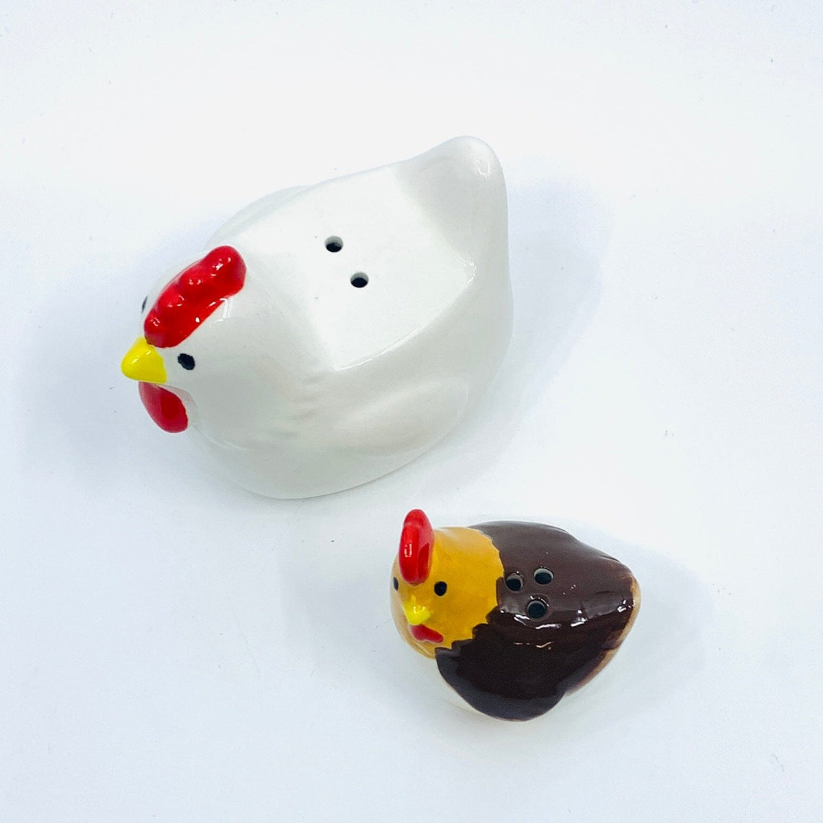 Chick and Hen Salt and Pepper Shakers Decor GANZ 