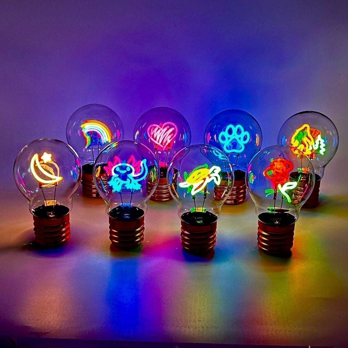 Neon Heart Lightbulb 29TONIGHT 