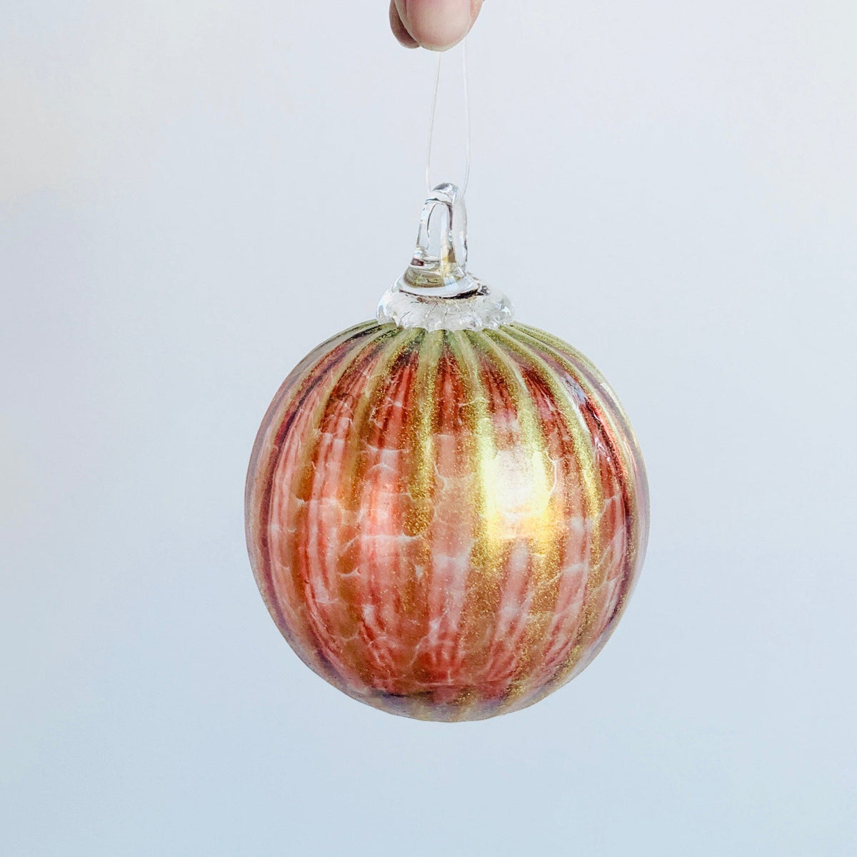 Cranberry Shimmer Ornament James Bilodeau 