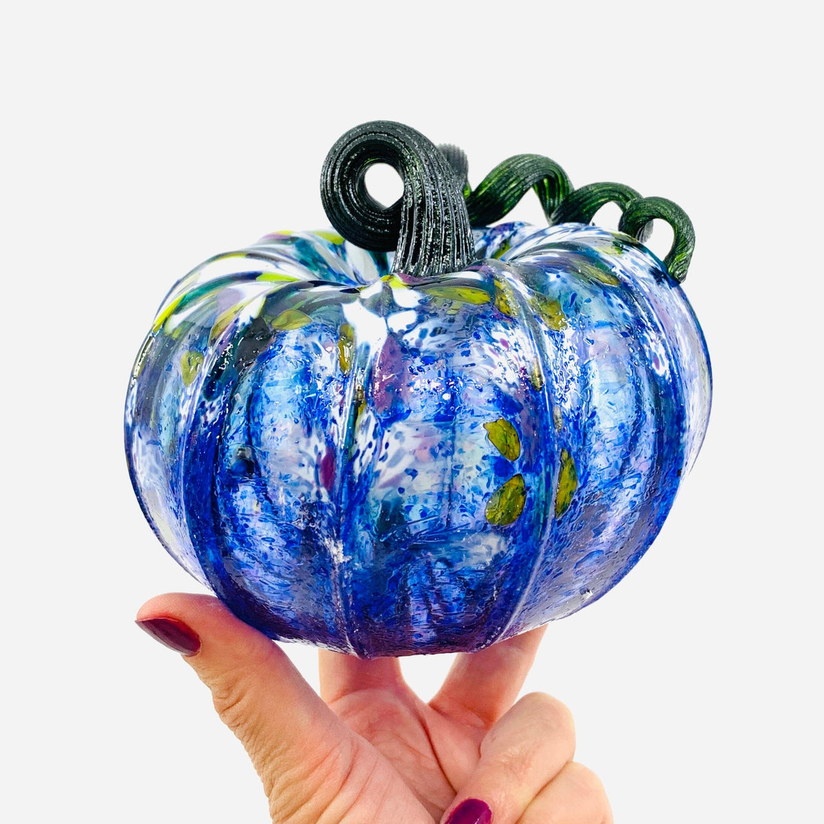 Daily Pumpkin 638 Squat Daily Pumpkin Luke Adams Glass Blowing Studio 