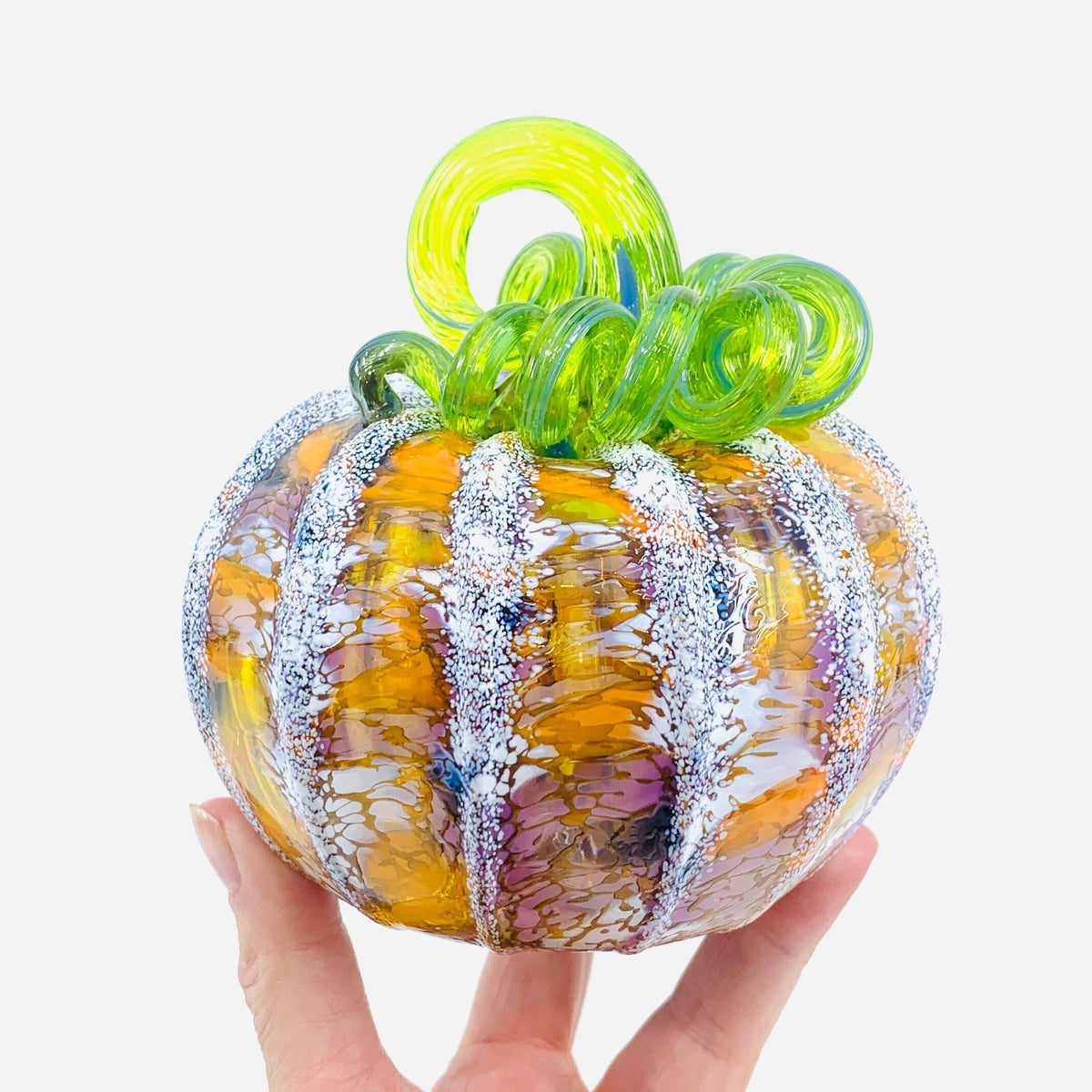 Daily Pumpkin 3893 Squat Gabby Luke Adams Glass Blowing Studio 