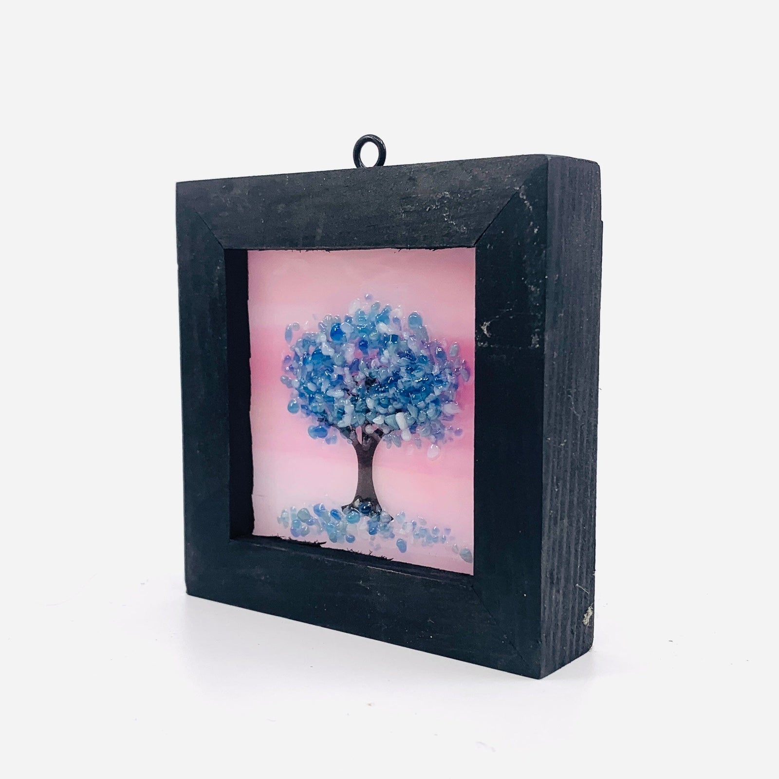 Fused Glass Tree of Life Shadow Box 17 Decor Glimmer Glass Gifts 