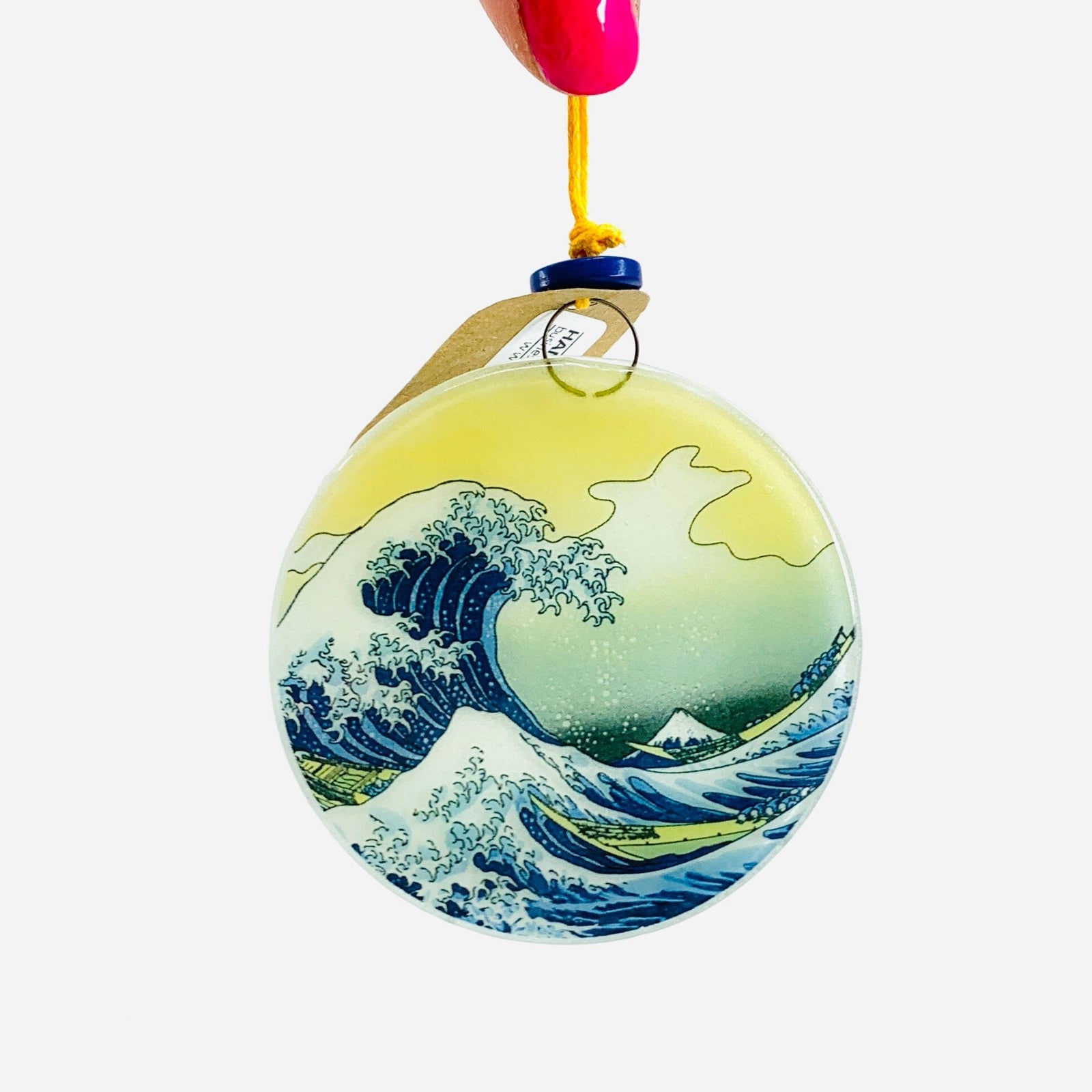 Fair Trade Ornament 148 The Great Wave Ornament Pam Peana 