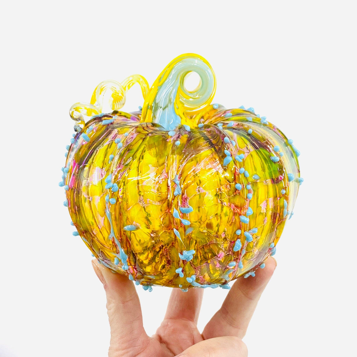 Daily Pumpkin 205 Squat Gabby Luke Adams Glass Blowing Studio 