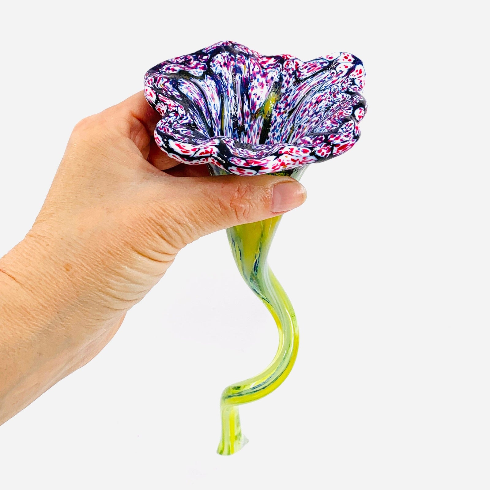 Pulled Glass Flower 56 Decor Luke Adams Glass Blowing Studio 