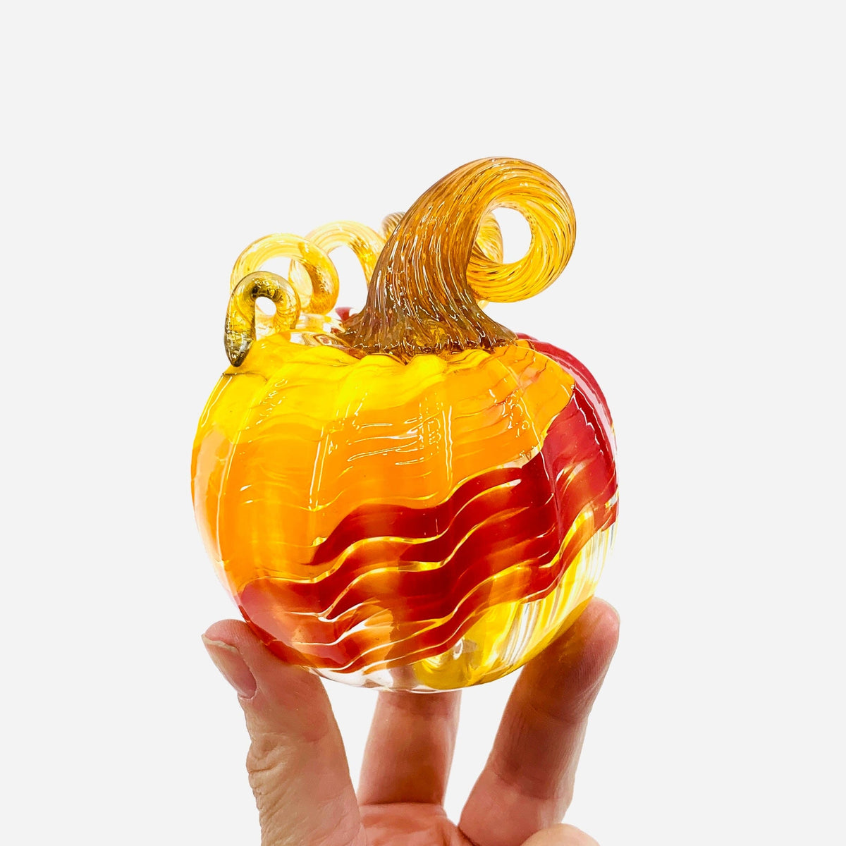 Daily Pumpkin 1737 Mini Gabby Luke Adams Glass Blowing Studio 