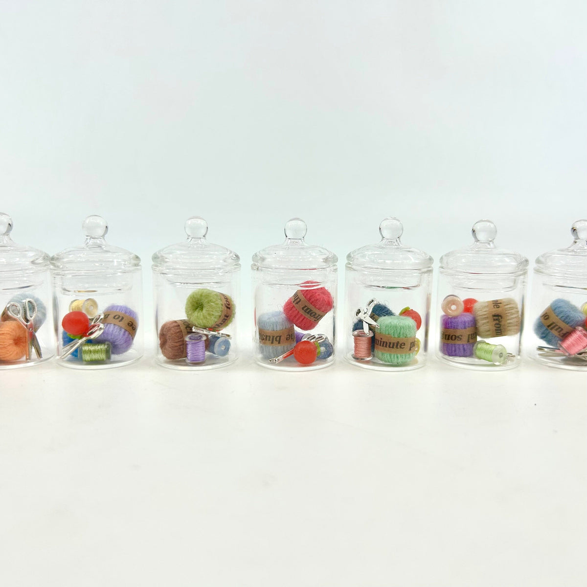 Tiniest Sewing Jar Miniature Alex 