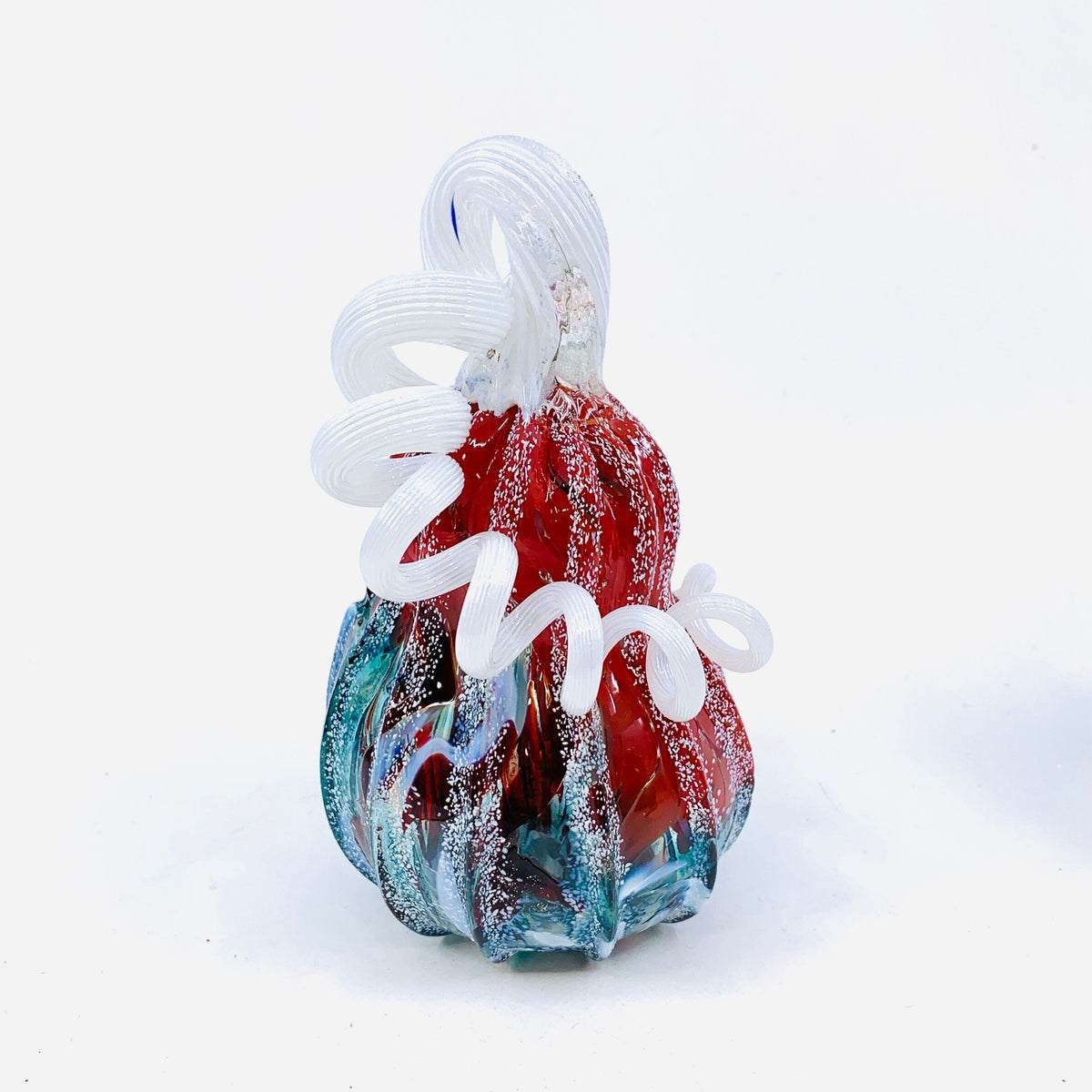 Daily Pumpkin 1603 Holiday Mini Gourd Gabby Luke Adams Glass Blowing Studio 