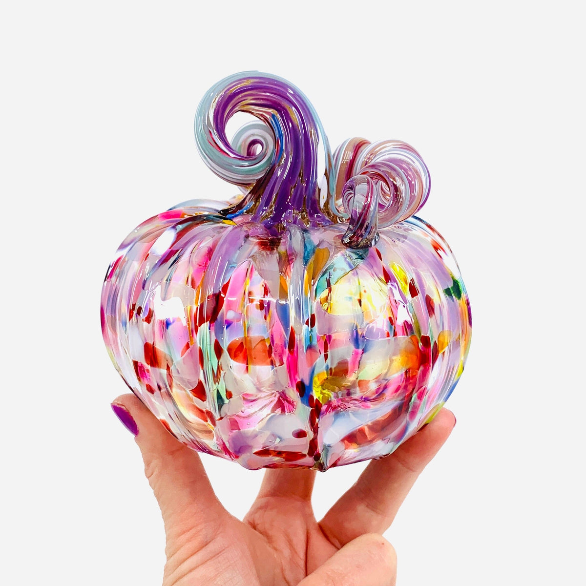 Daily Pumpkin 3008 Squat Gabby Luke Adams Glass Blowing Studio 