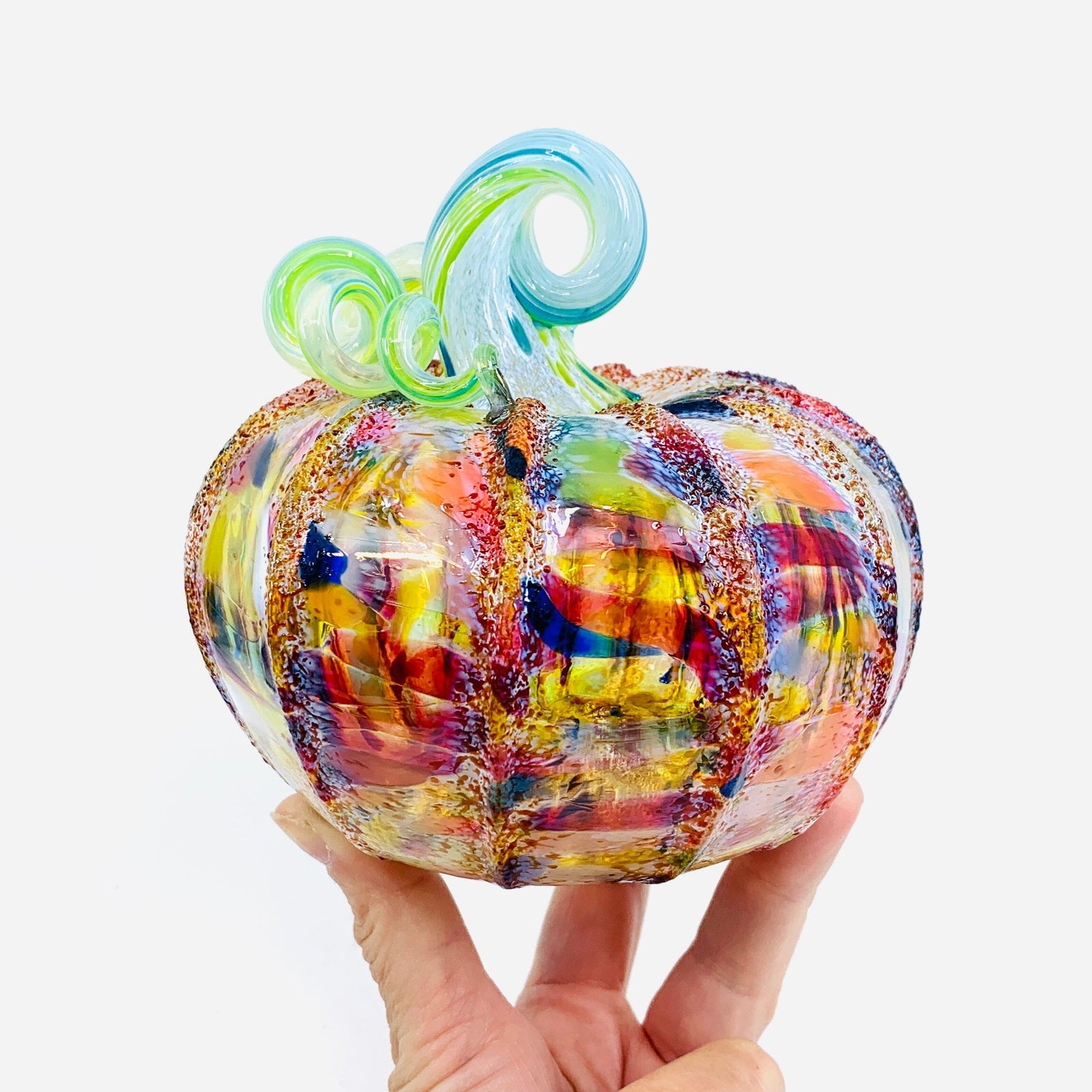 Daily Pumpkin 1775 Squat Gabby Luke Adams Glass Blowing Studio 