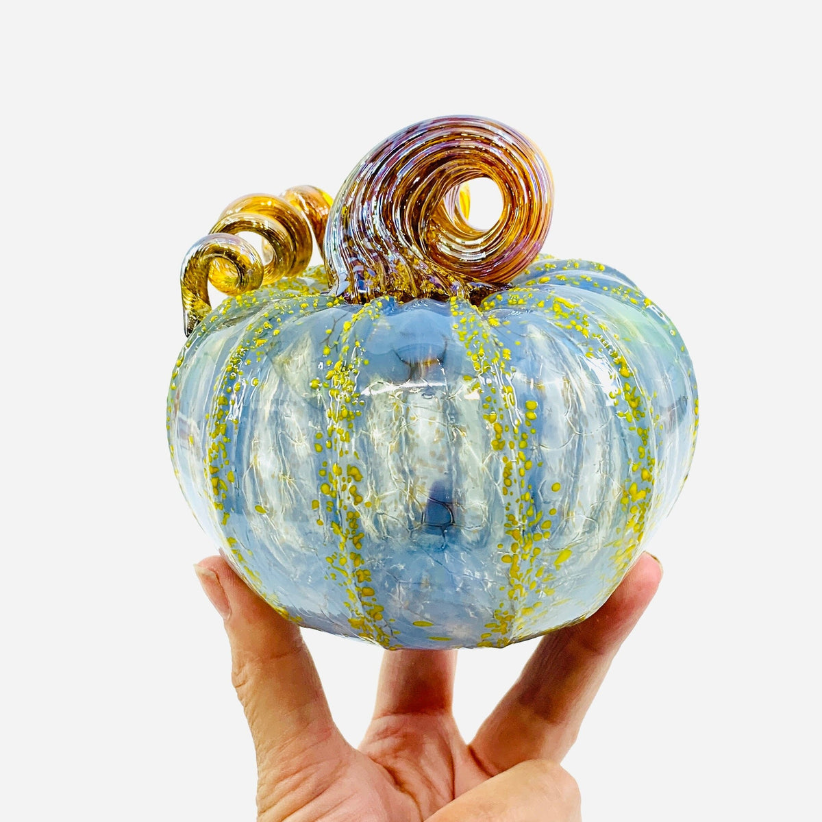 Daily Pumpkin 2769 Squat Gabby Luke Adams Glass Blowing Studio 
