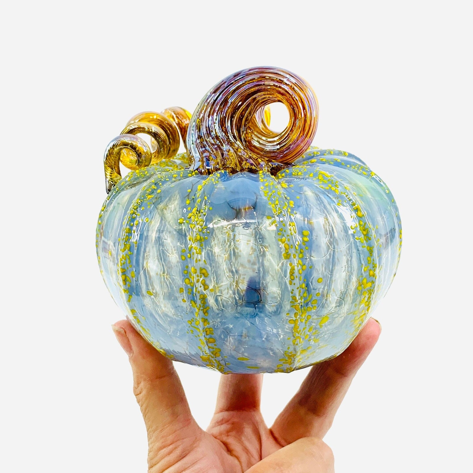 Daily Pumpkin 2769 Squat Gabby Luke Adams Glass Blowing Studio 