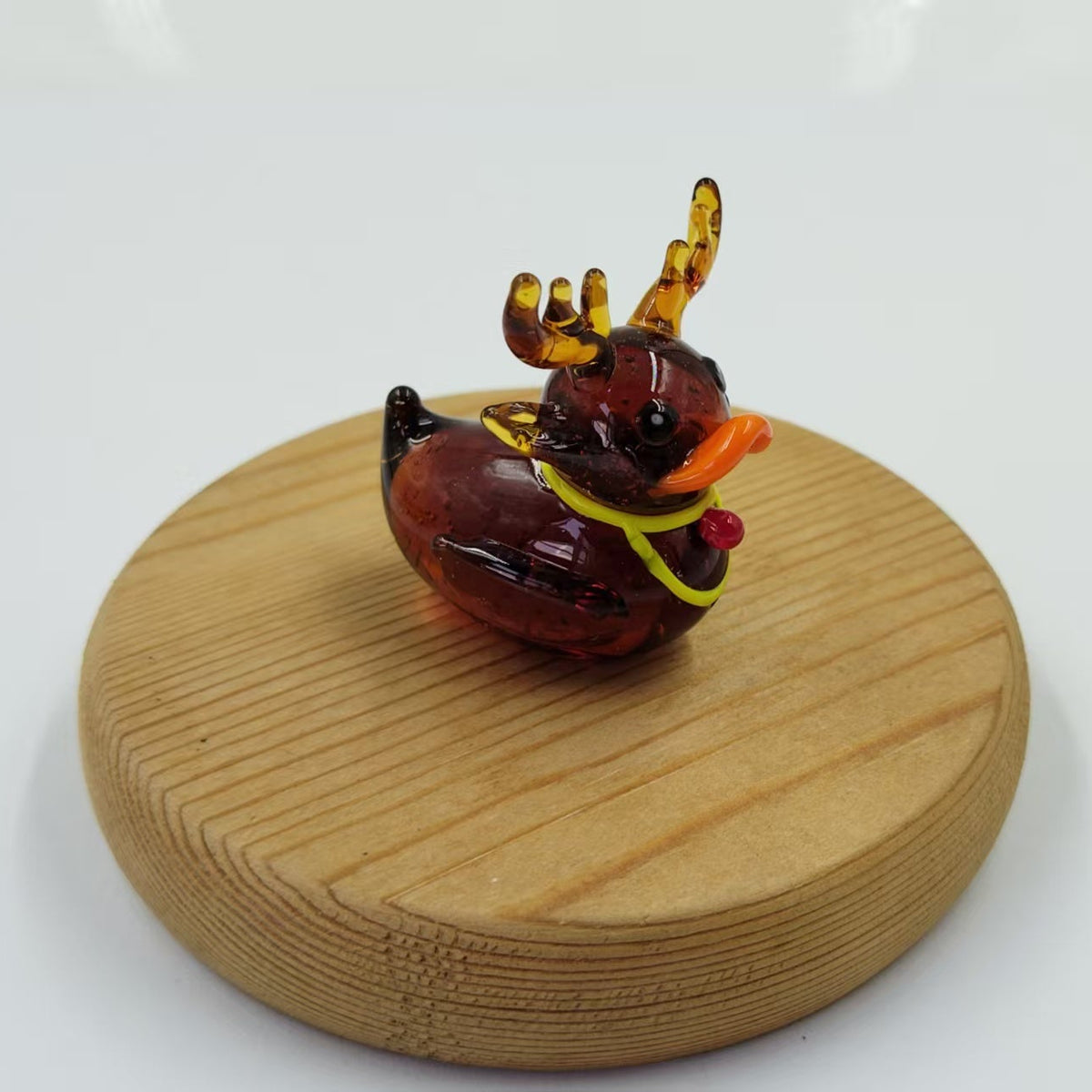 Reindeer - Mini Glass Rubber Duck