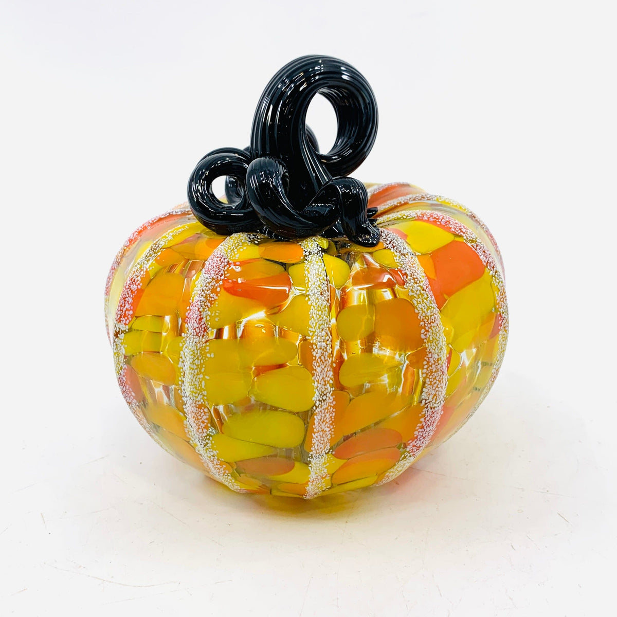Daily Pumpkin 1194 Squat Daily Pumpkin Luke Adams Glass Blowing Studio 