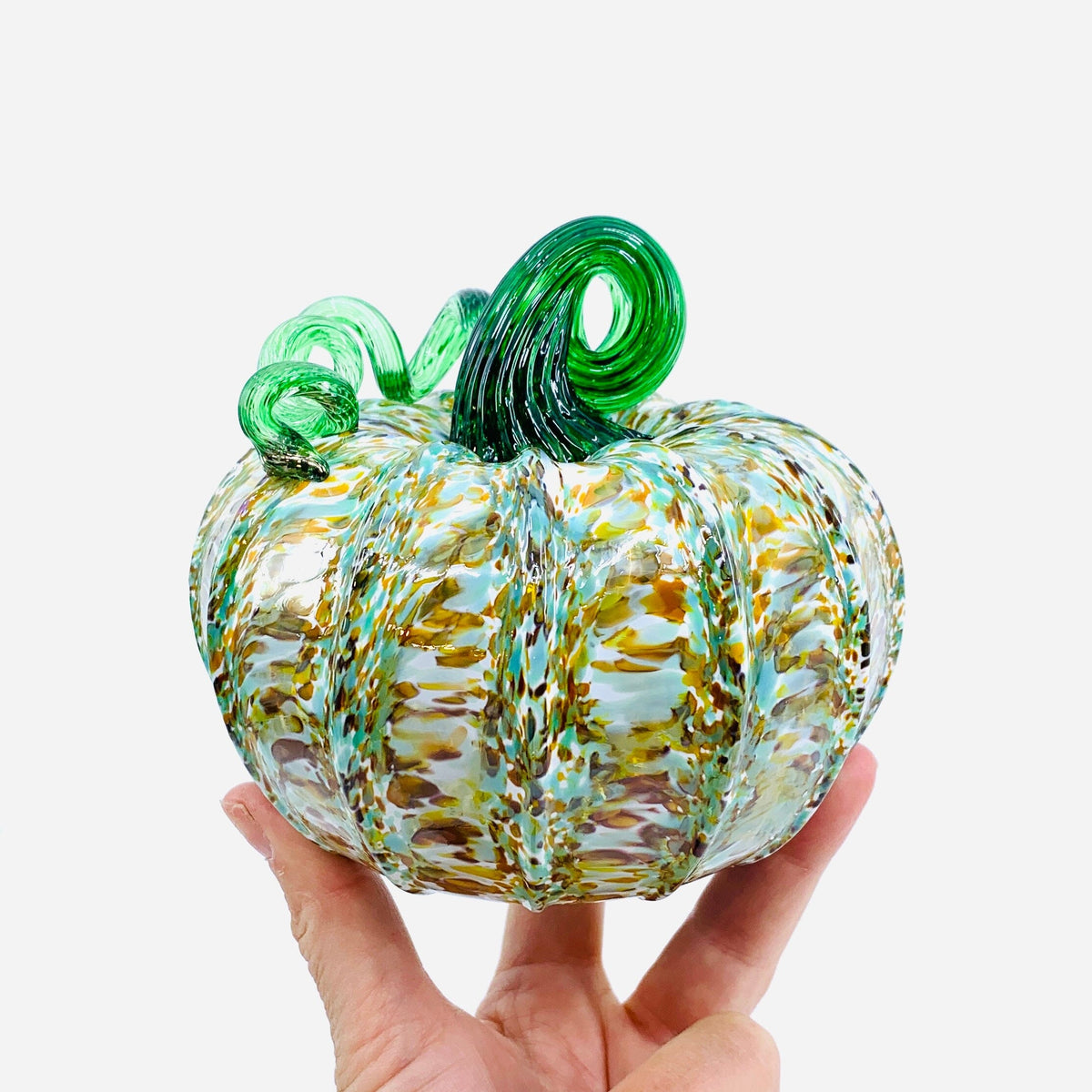 Daily Pumpkin 1152 Holiday Squat Gabby Luke Adams Glass Blowing Studio 