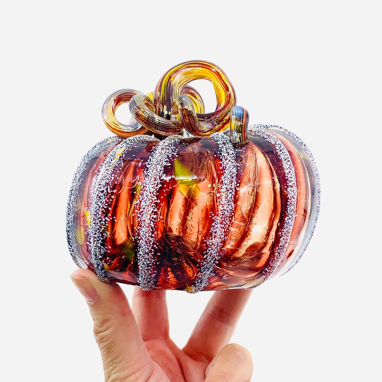 Daily Pumpkin 3542 Oops Squat Gabby Luke Adams Glass Blowing Studio 