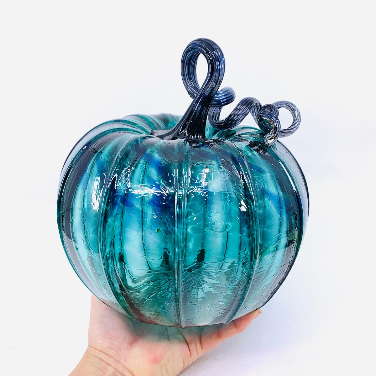 Daily Pumpkin Lagoon Large Daily Pumpkin Luke Adams Glass Blowing Studio 