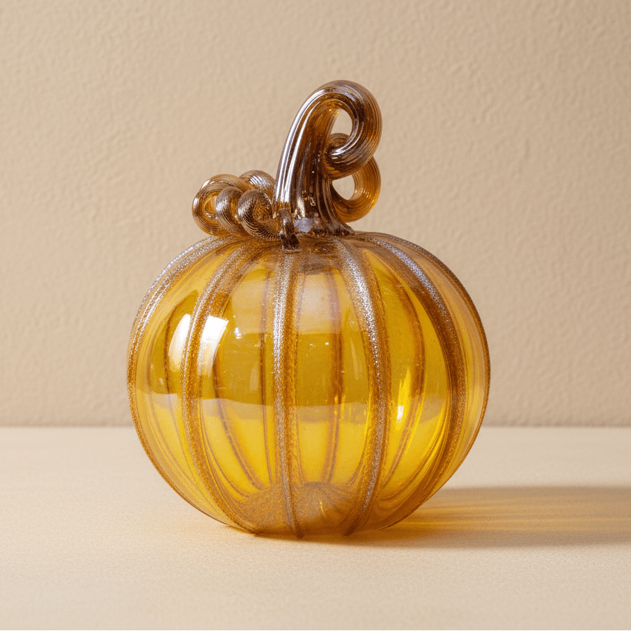 Daily Pumpkin 3872 Medium Gabby Luke Adams Glass Blowing Studio 