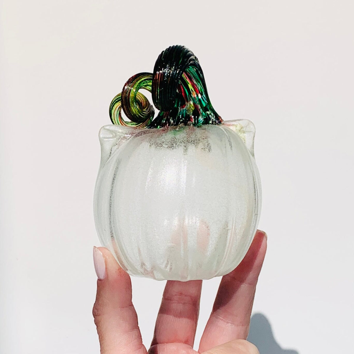 Glow Catkin 1206 Daily Pumpkin Luke Adams Glass Blowing Studio 