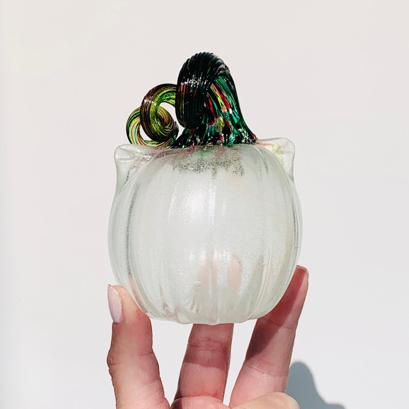 Glow Catkin 1206 Daily Pumpkin Luke Adams Glass Blowing Studio 